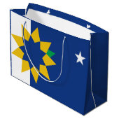 Vlag van Topeka, Kansas Groot Cadeauzakje (Achterkant Gekanteld)