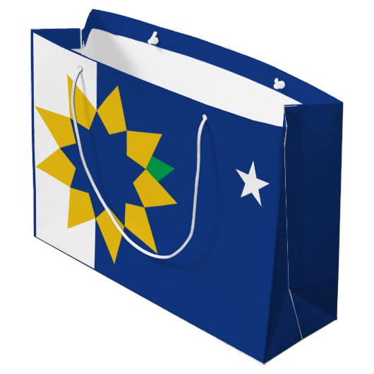 Vlag van Topeka, Kansas Groot Cadeauzakje (Achterkant Gekanteld)