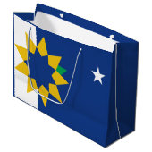 Vlag van Topeka, Kansas Groot Cadeauzakje (Voorkant Gekanteld)