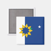 Vlag van Topeka (Kansas) Magneet (Voorkant / Achterkant)