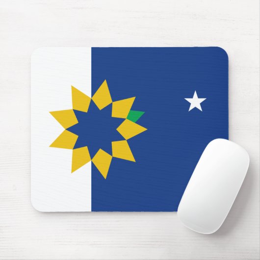 Vlag van Topeka (Kansas) Muismat (Met muis)