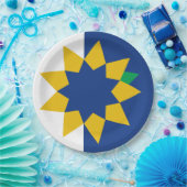 Vlag van Topeka, Kansas Papieren Bordje (Feest)