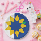 Vlag van Topeka, Kansas Papieren Bordje (Feest)