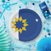 Vlag van Topeka (Kansas) Papieren Bordje (Feest)