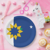 Vlag van Topeka (Kansas) Papieren Bordje (Feest)