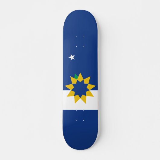 Vlag van Topeka, Kansas Persoonlijk Skateboard (Voorkant)