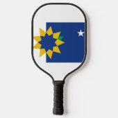 Vlag van Topeka, Kansas Pickleball Paddle (Achterkant)