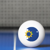Vlag van Topeka, Kansas Pingpongbal (Net)