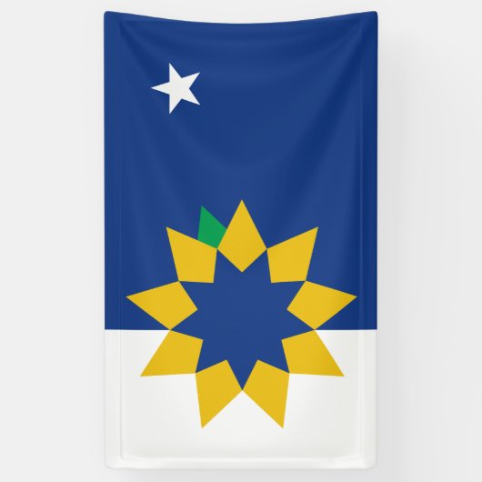 Vlag van Topeka (Kansas) Spandoek (Verticaal)