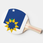 Vlag van Topeka, Kansas Tafeltennisbatje (Zijkant)