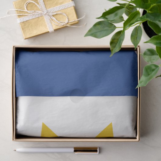 Vlag van Topeka (Kansas) Tissuepapier (Geschenk)