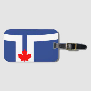 Vlag van Toronto, Ontario Bagagelabel