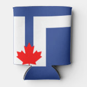 Vlag van Toronto, Ontario Blikjeskoeler (Voorkant)