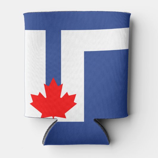 Vlag van Toronto, Ontario Blikjeskoeler (Voorkant)