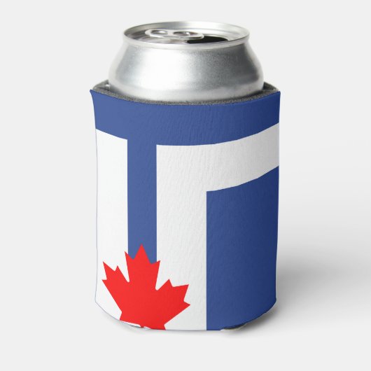 Vlag van Toronto, Ontario Blikjeskoeler (Blikje Achterkant)