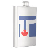 Vlag van Toronto, Ontario Fles Flacon (Rechts)