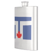 Vlag van Toronto, Ontario Fles Flacon (Links)