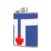 Vlag van Toronto, Ontario Fles Heupfles (Links)