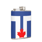 Vlag van Toronto, Ontario Fles Heupfles (Rechts)