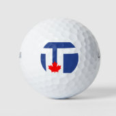 Vlag van Toronto, Ontario Golfballen (Voorkant)
