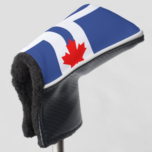 Vlag van Toronto, Ontario Golfheadcover (3/4 voorkant)