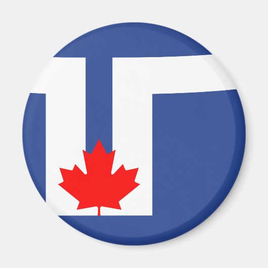 Vlag van Toronto, Ontario Magneet (Voorkant)