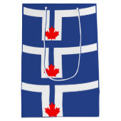 Vlag van Toronto, Ontario Medium Cadeauzakje (Achterkant)