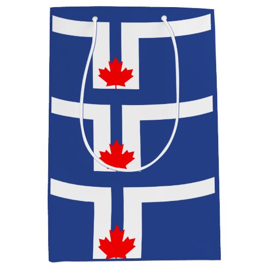 Vlag van Toronto, Ontario Medium Cadeauzakje (Voorkant)