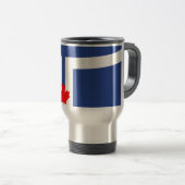 Vlag van Toronto, Ontario Travel Mug Reisbeker (Voorkant rechts)