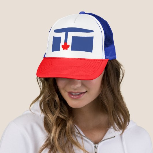 Vlag van Toronto, Ontario Trucker Pet (In situ)