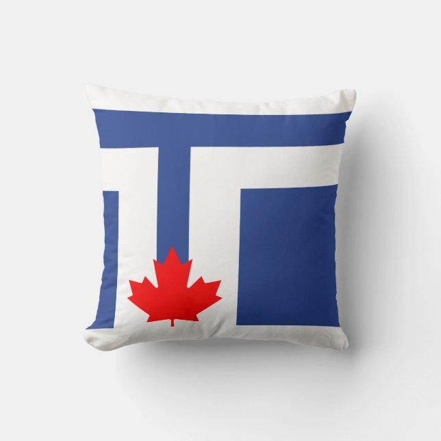 Vlag van Toronto, Sierkussen Ontario (Voorkant)