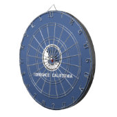 Vlag van Torrance (Californië) Dartbord (Voorkant Rechts)