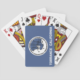 Vlag van Torrance (Californië) Pokerkaarten