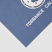 Vlag van Torrance (Californië) Tissuepapier (Detail)
