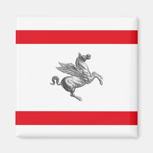 Vlag van Toscane, ITALIË Magneet (Voorkant)