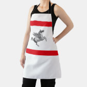 Vlag van Toscane (Italië) Schort (Insitu)