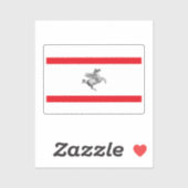 Vlag van Toscane, ITALIË Sticker (Vel)