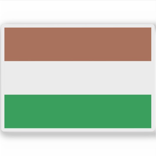 Vlag van Transkei, Afrika Sticker (Voorkant)