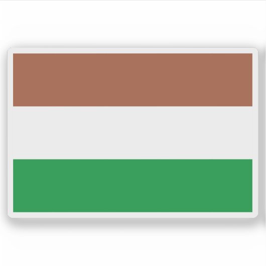 Vlag van Transkei, de Republiek Zuid-Afrika Sticker (Voorkant)