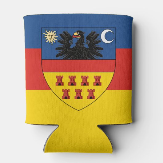 Vlag van Transsylvanië Blikjeskoeler (Achterkant)