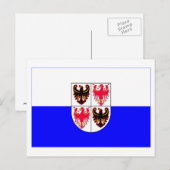 vlag van Trentino-Alto Adige Briefkaart (Voorkant / Achterkant)