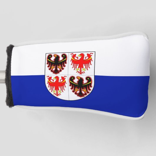 Vlag van Trentino-Alto Adige (Italië) Golfheadcover (Voorkant)