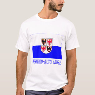 vlag van Trentino-Alto Adige met naam T-shirt