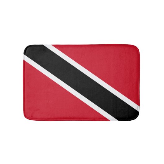 vlag van Trindadian en Tobagonian (Trinbagonian) Badmat (Voorkant)