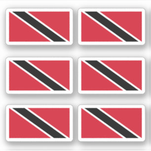 vlag van Trindadian en Tobagonian (Trinbagonian) Sticker
