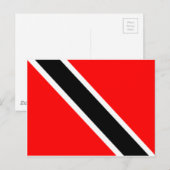 Vlag van Trinidad Briefkaart (Voorkant / Achterkant)