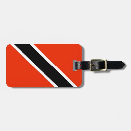 vlag van Trinidad en Tobago Bagagelabel (Voorkant horizontaal)