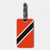 vlag van Trinidad en Tobago Bagagelabel (Achterkant verticaal)