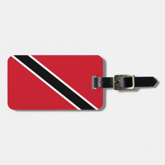 vlag van Trinidad en Tobago Bagagelabel (Voorkant horizontaal)