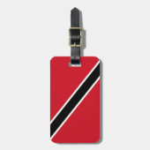 vlag van Trinidad en Tobago Bagagelabel (Voorkant verticaal)